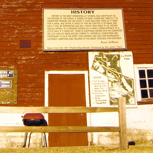 History, La Riviere Park, Prairie du Chien, WI, April 18, 2007