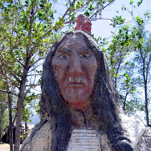 Thunder Mountain Indian Monument, Imlay, Nevada, 6/21/2007