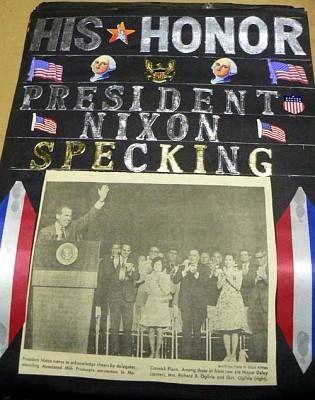 President Nixon Specking