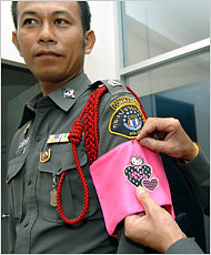 Hello Kitty armband for Thai police