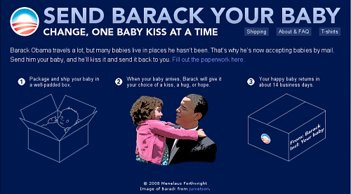 Send Barack Your Baby