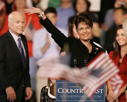 John McCain chooses Sarah Palin for vice president candidate