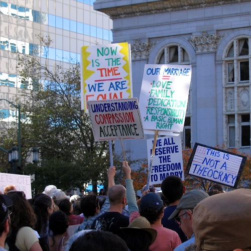 Demonstration against Proposition 8 Passage, Oakland, CA, 11/15/08