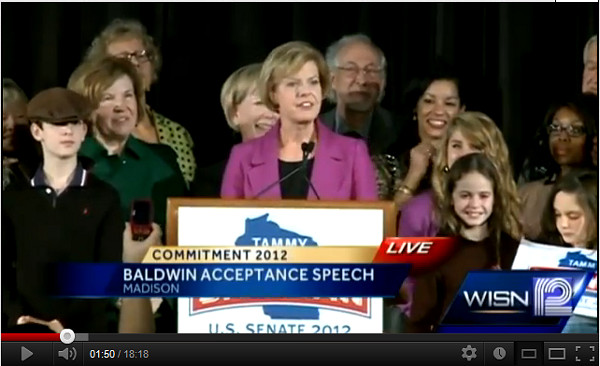 Tammy Baldwin Victory Speech