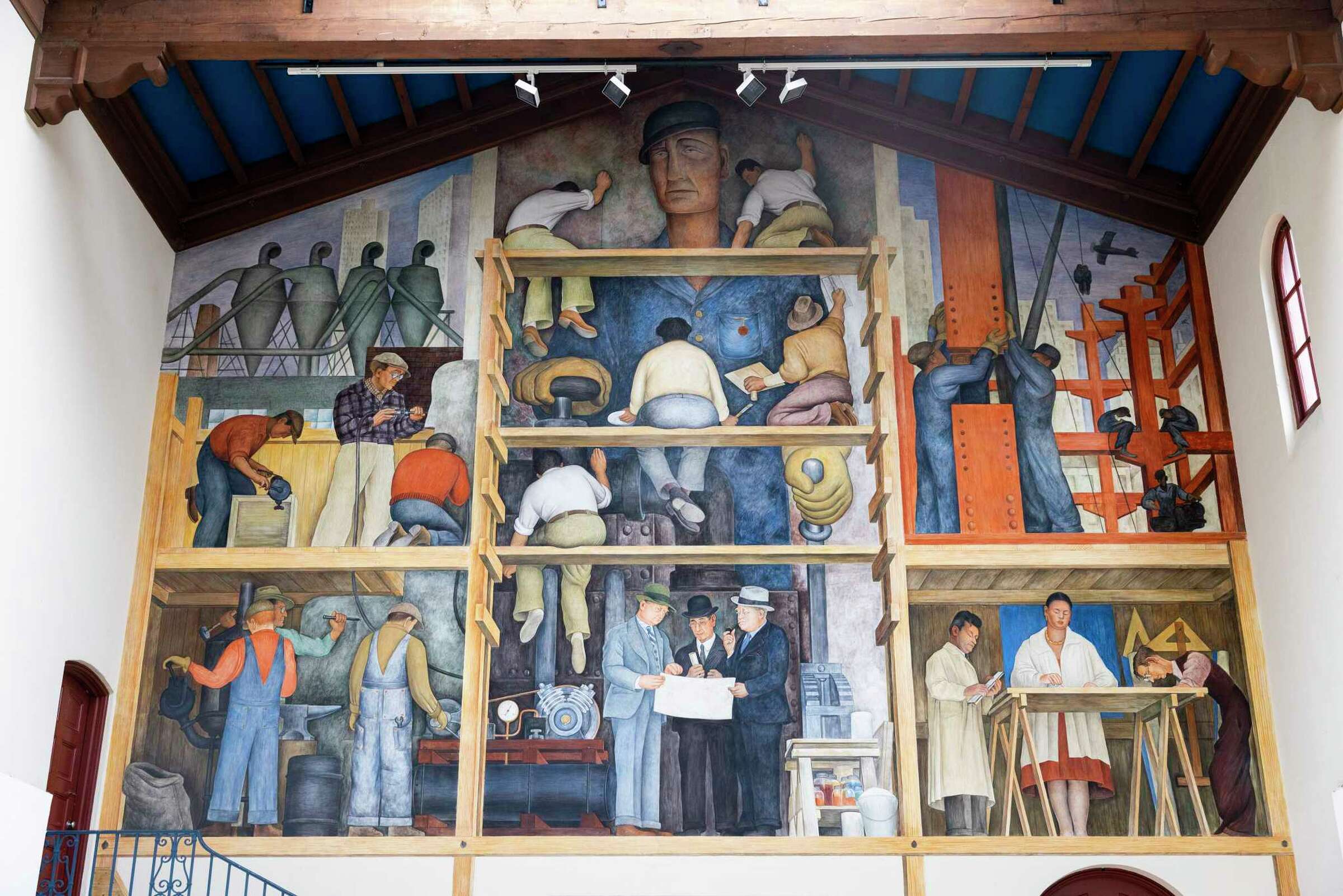 Diego Rivera mural at the San Francisco Art Institute